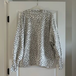 Abercrombie & Fitch Leopard Print Sweatshirt